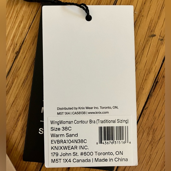 NWT Knix WingWoman Contour Bra 38C - Picture 2 of 5